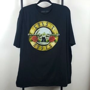 Guns n Roses Band T-Shirt  Top Black Cotton Blend Men’s size XXL Y2K